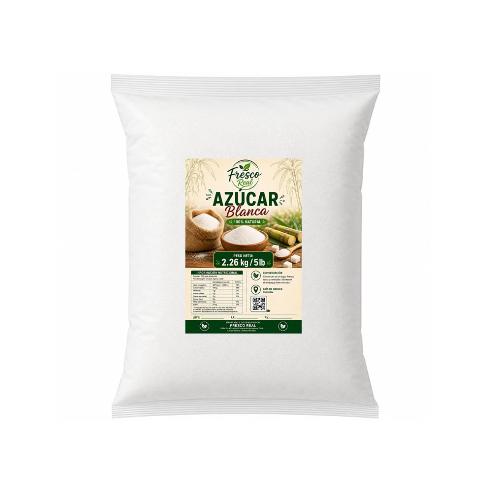 Azúcar blanca Fresco Real (2.26 kg / 5 lb) - Imagen 1