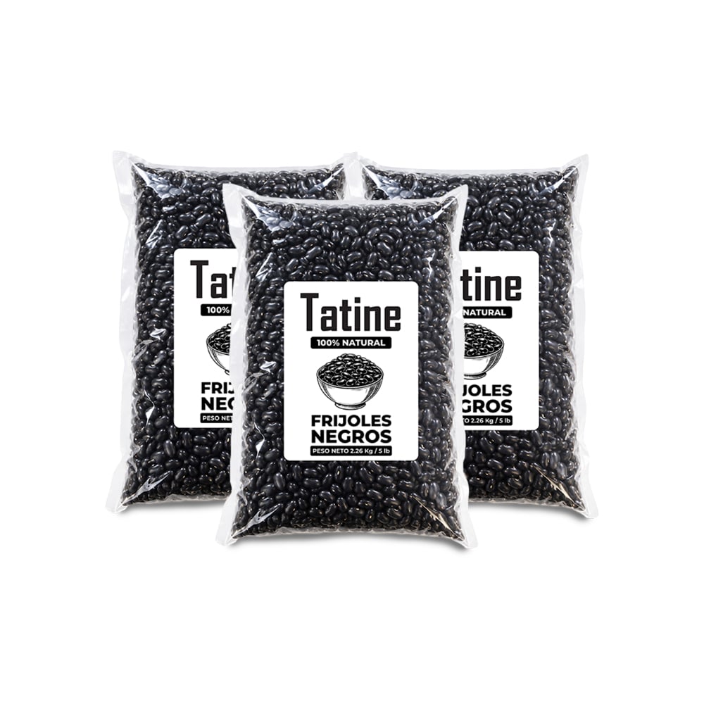 Frijoles negros Tatine (3 x 2.26 kg / 5 lb) - Imagen 1