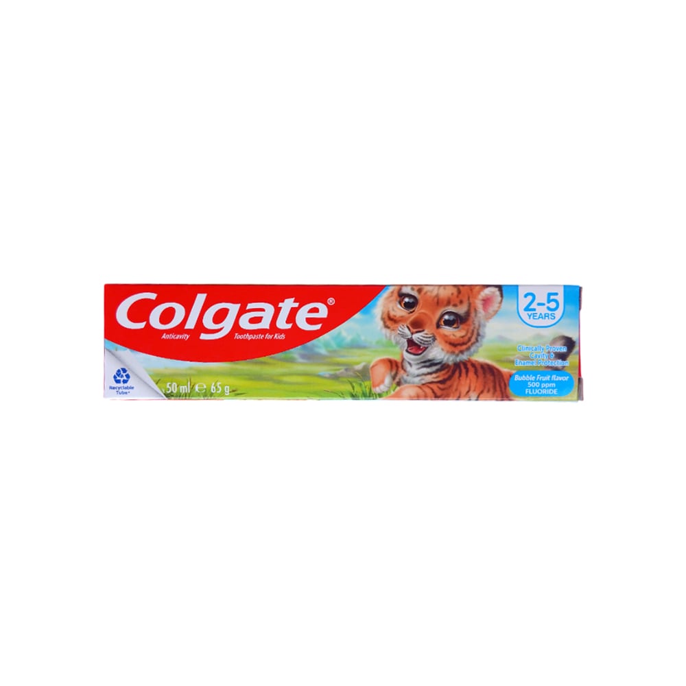 Pasta dental sabor frutas para niños de 2 a 5 años Colgate (65 g / 2.29 oz) - Imagen 1