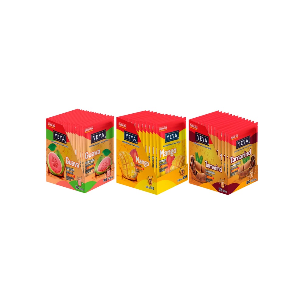 Refresco instantáneo sabor: tamarindo + guayaba + mango - Imagen 1