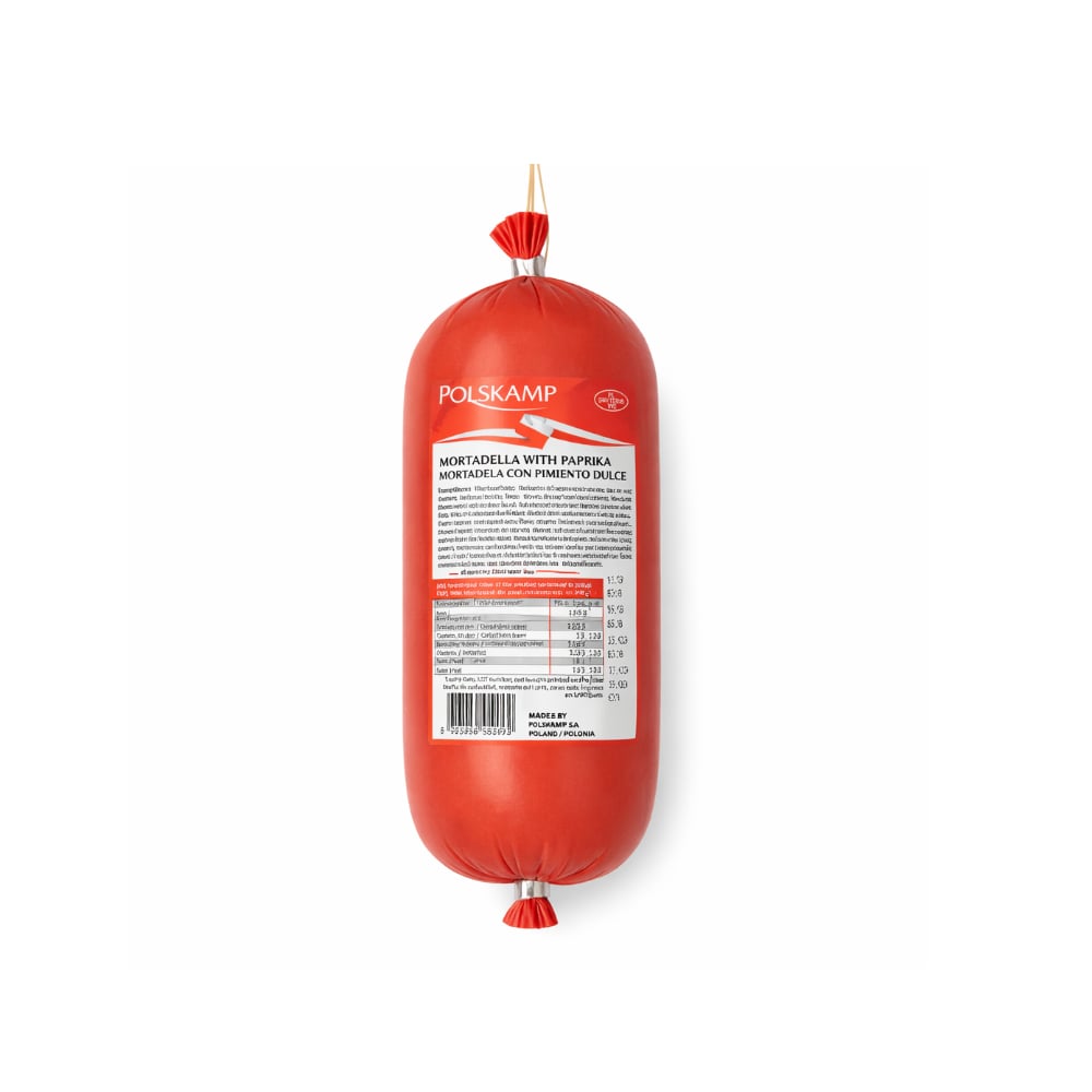 Mortadella con pimientos Polskamp (400 g / 14.11 oz) - Imagen 1
