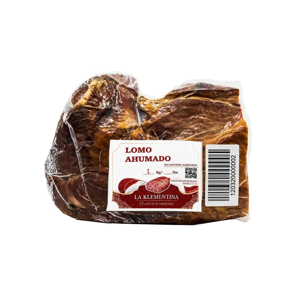 Lomo de cerdo ahumado La Klementina (1 kg / 2.2 lb) - Imagen 1