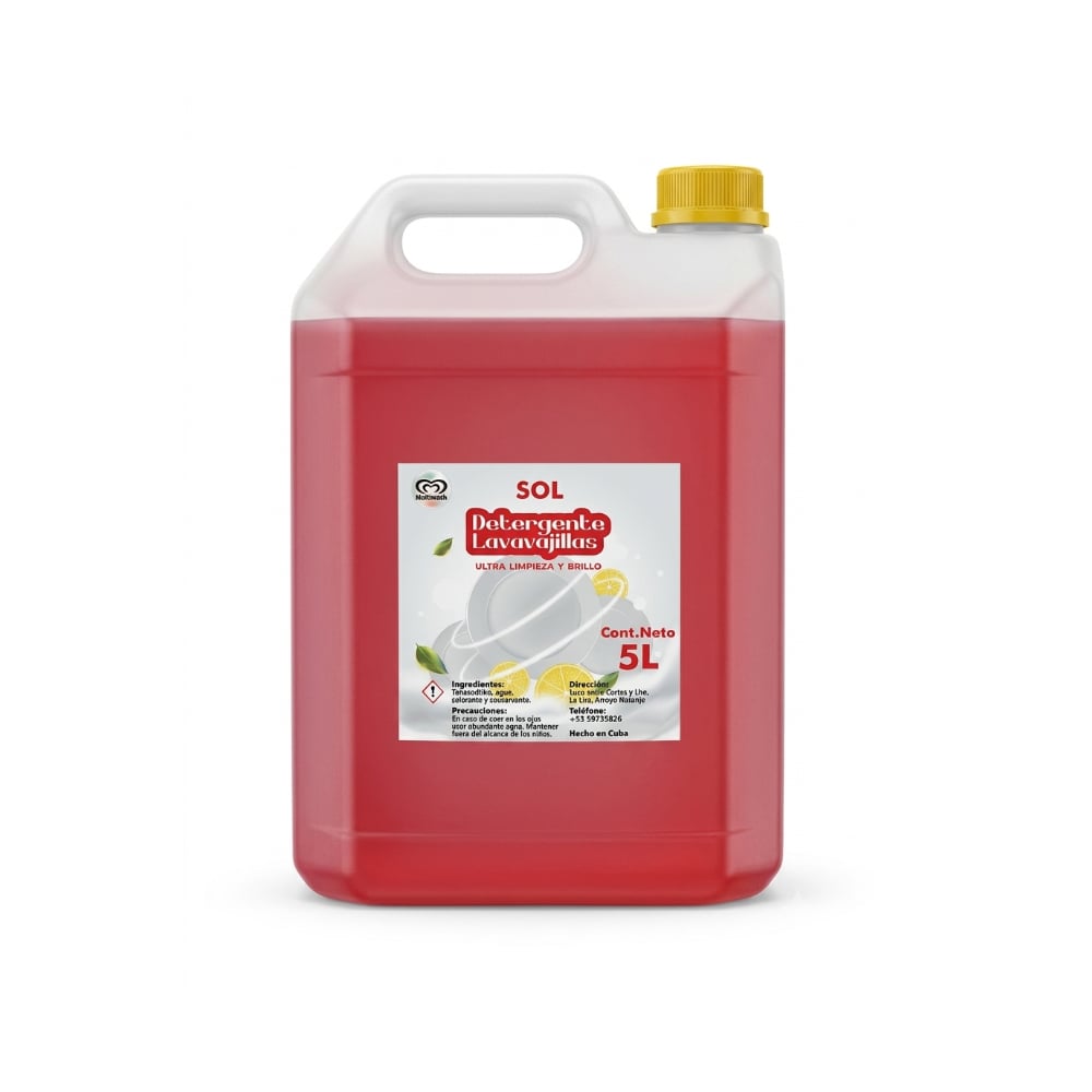 Detergente lavavajillas Sol (5 L) - Imagen 1