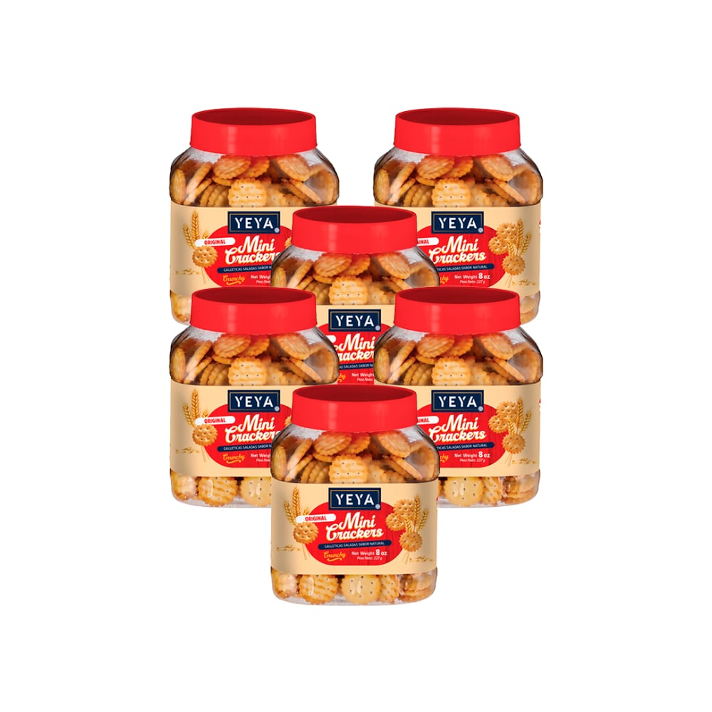 Galleticas saladas sabor original YEYA (6 x  227 g ) - Imagen 1