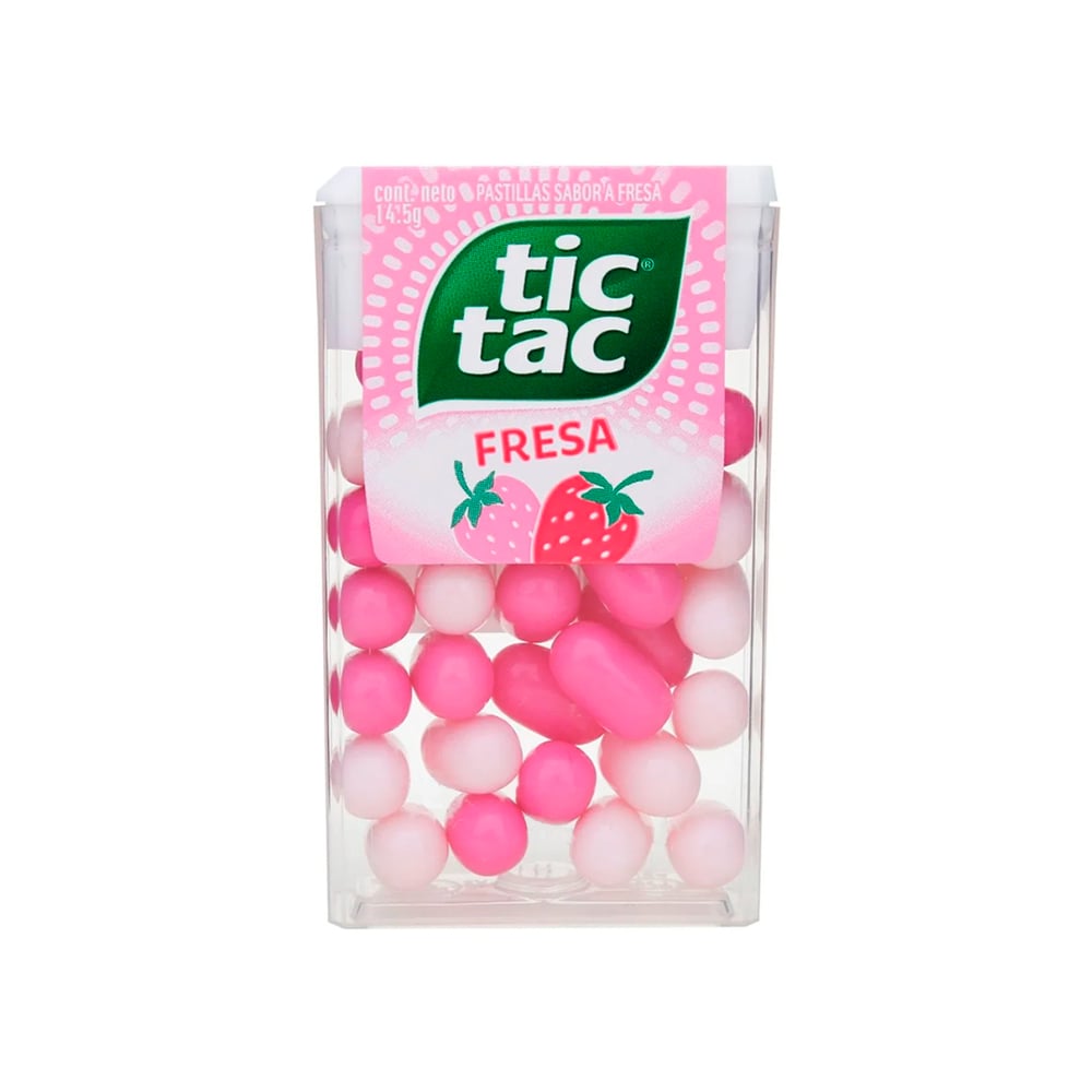 Pastillas con sabor a fresa Tic Tac (14.5 g) - Imagen 1