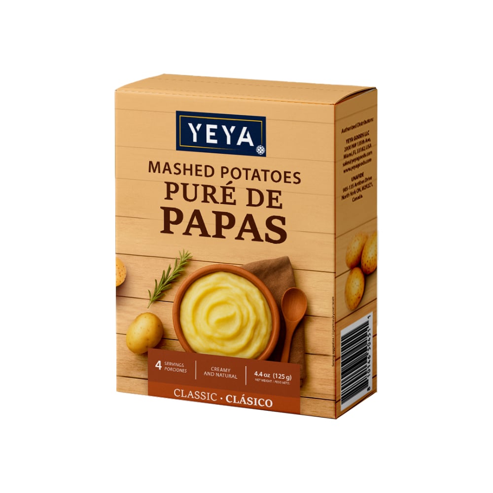 Puré de papas YEYA (125 g / 4.4 oz) - Imagen 1