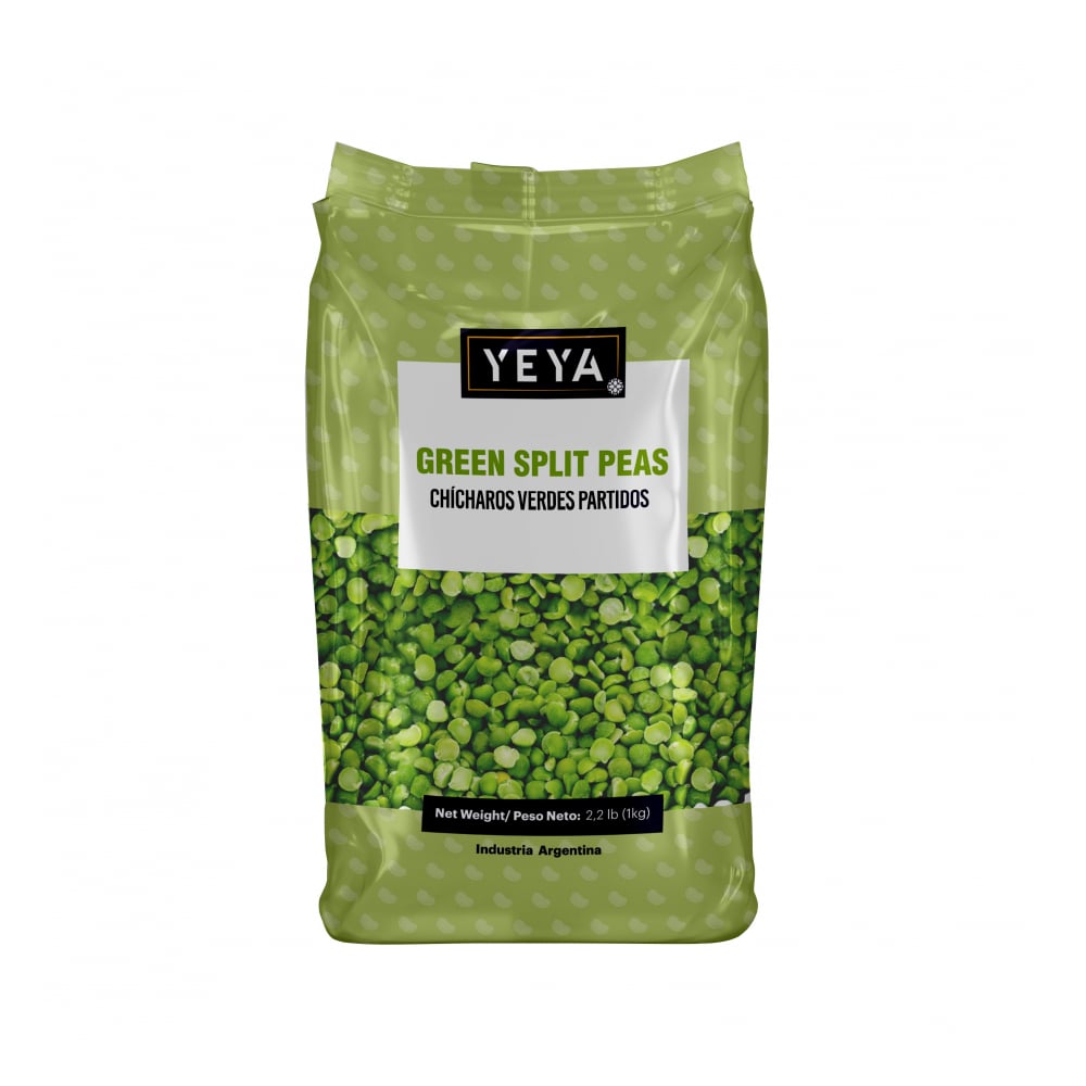 Chícharos verdes partido YEYA (1 kg / 2.2 lb) - Imagen 1