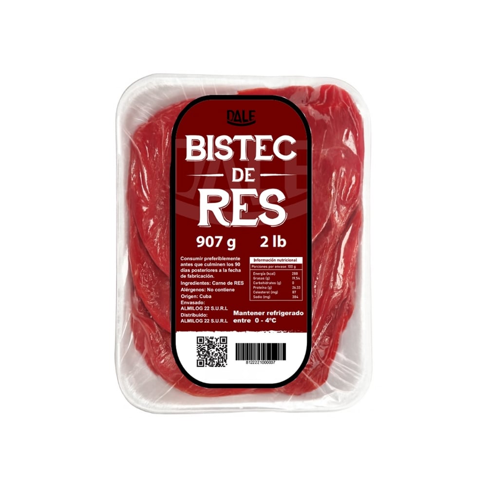 Bistec de res Dale (907 g / 2 lb) - Imagen 1