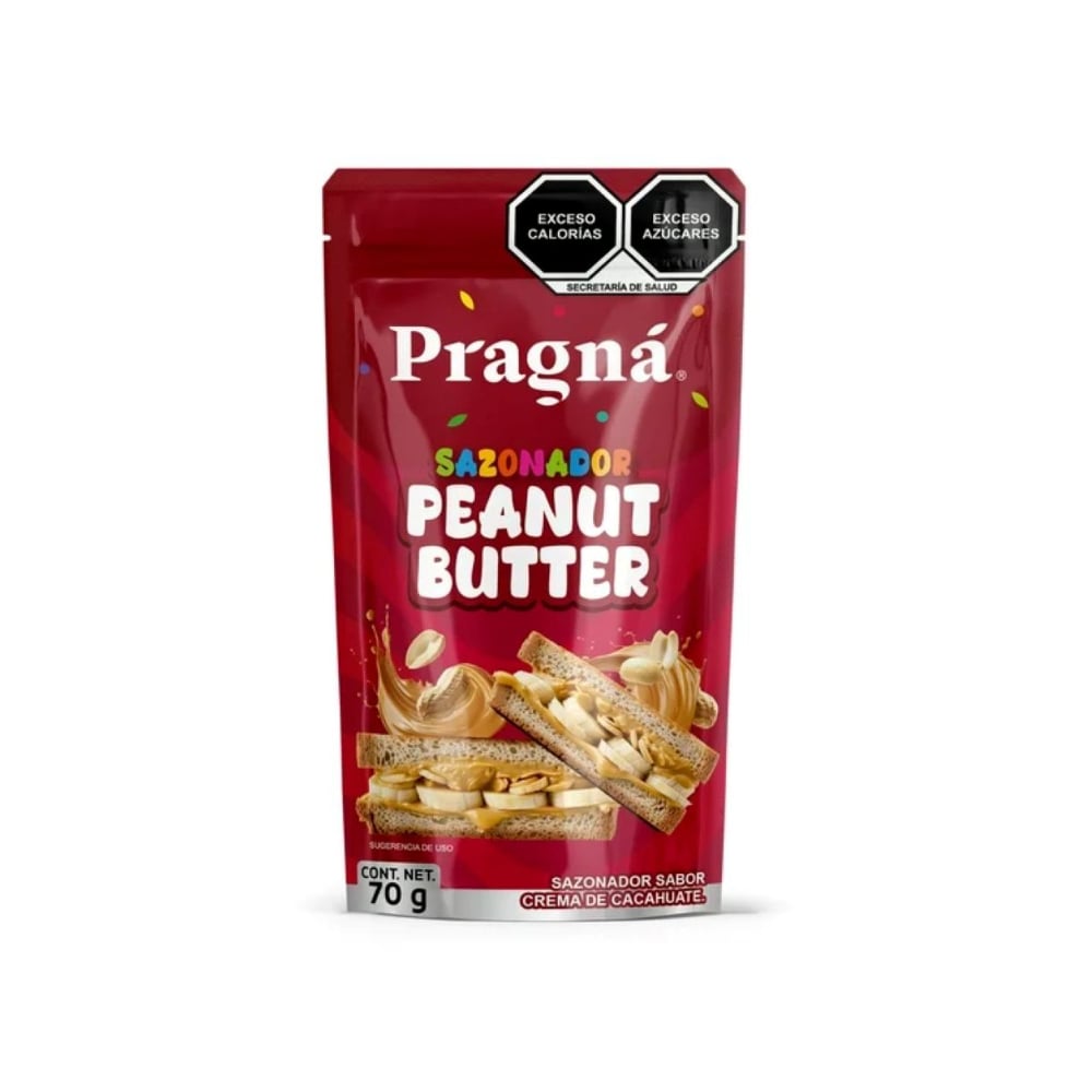 Sazonador sabor crema de cacahuate Pragná (70 g / 2.47 oz) - Imagen 1