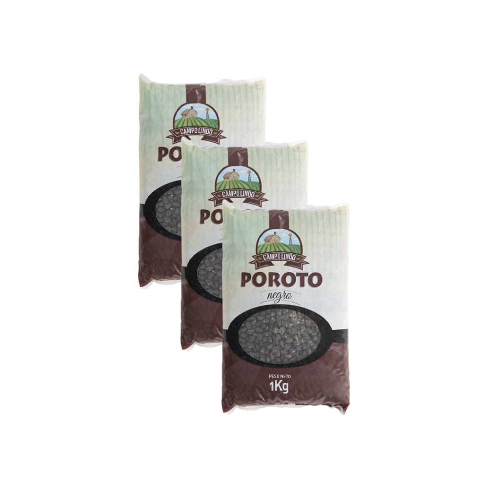 Frijoles negros (3 x 1 kg / 2.2 lb) - Imagen 1