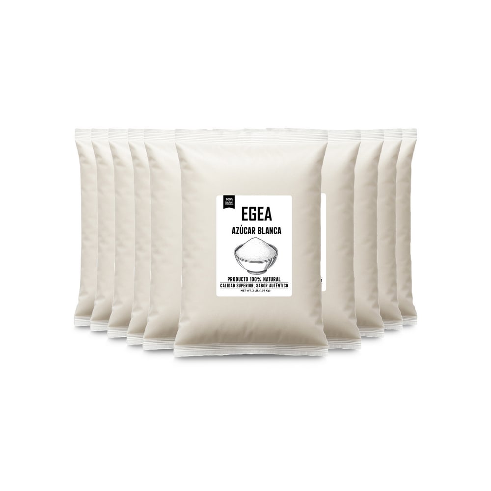 Azúcar blanca EGEA (10 x 1.36 kg / 3 lb) - Imagen 1