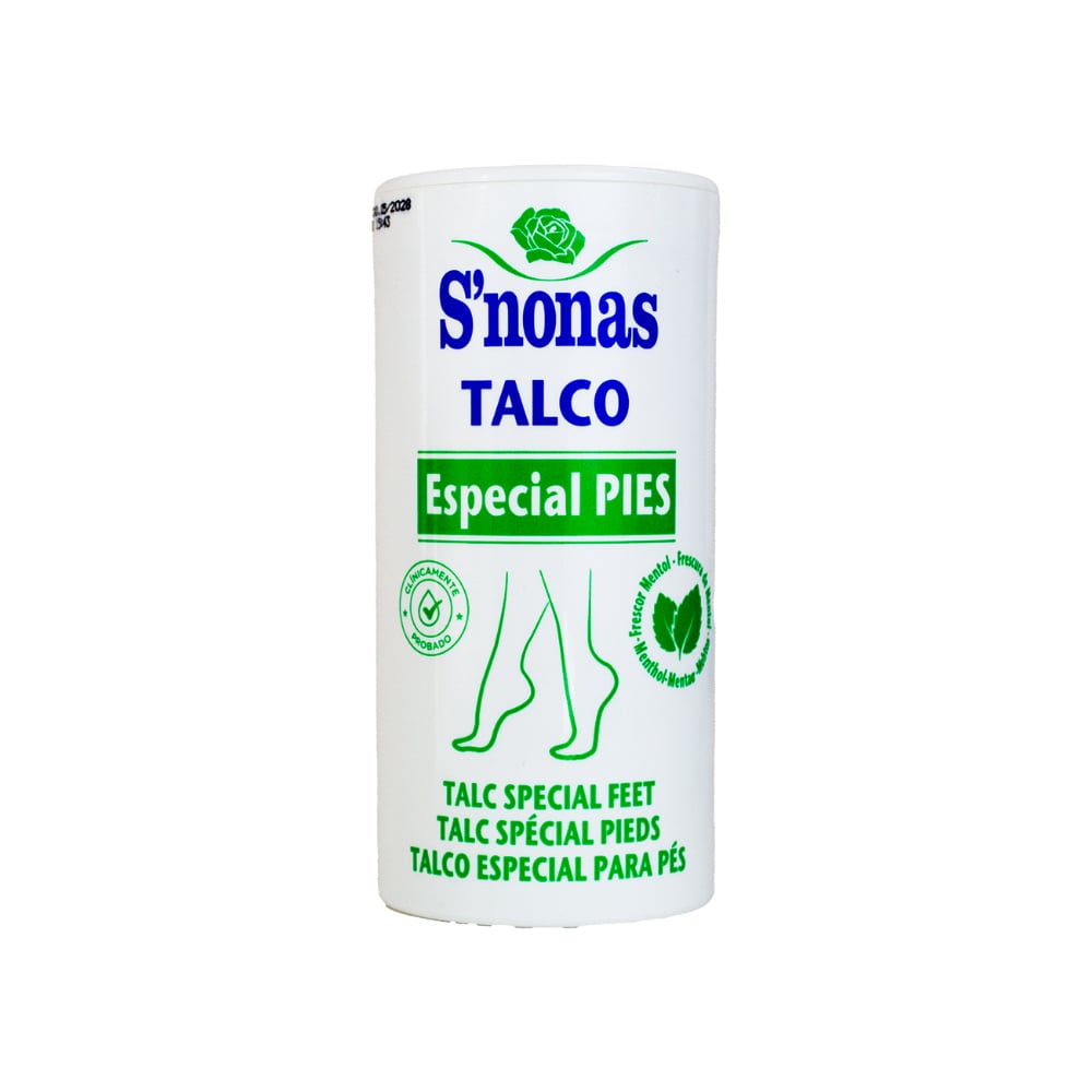 Talco especial para pies S'nonas (100 g / 3.52 oz) - Imagen 1
