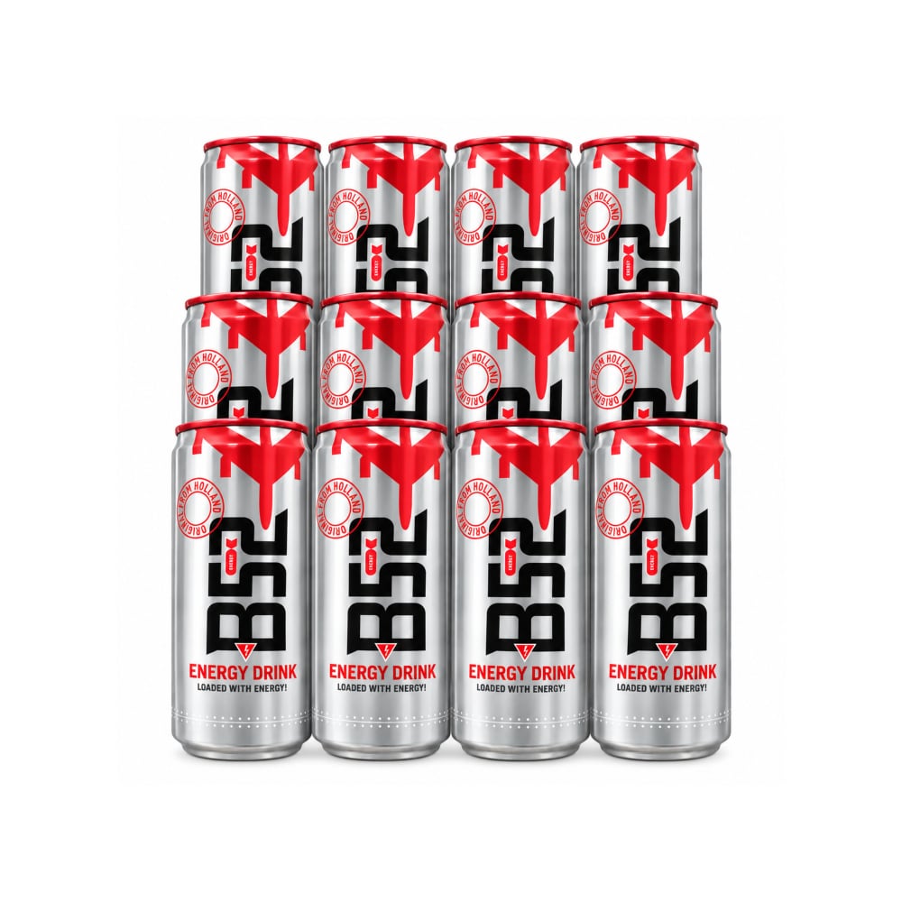 Bebida energizante B52 (12 x 250 ml) - Imagen 1