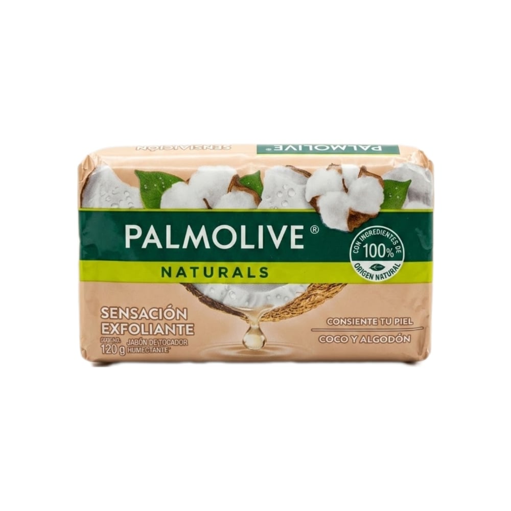 Jabón de tocador coco y algodón Palmolive (120 g / 4.23 oz) - Imagen 1