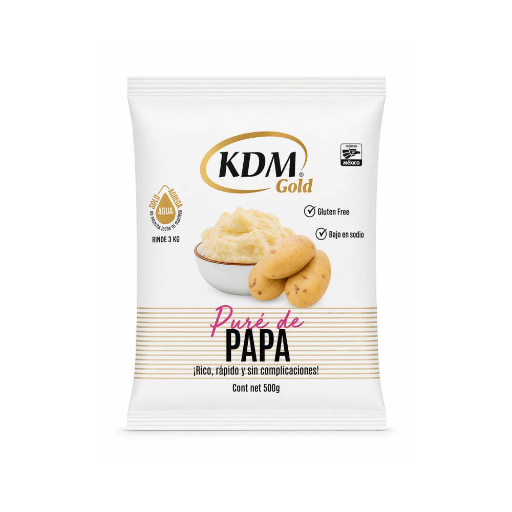 Puré de papa instantáneo KDM Gold (500 g / 1.10 lb) - Imagen 1
