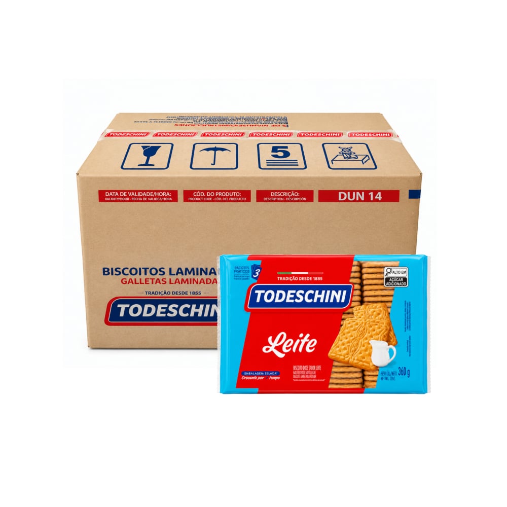 Galletas de leche Todeschini (20 x 360 g / 12 oz) - Imagen 1