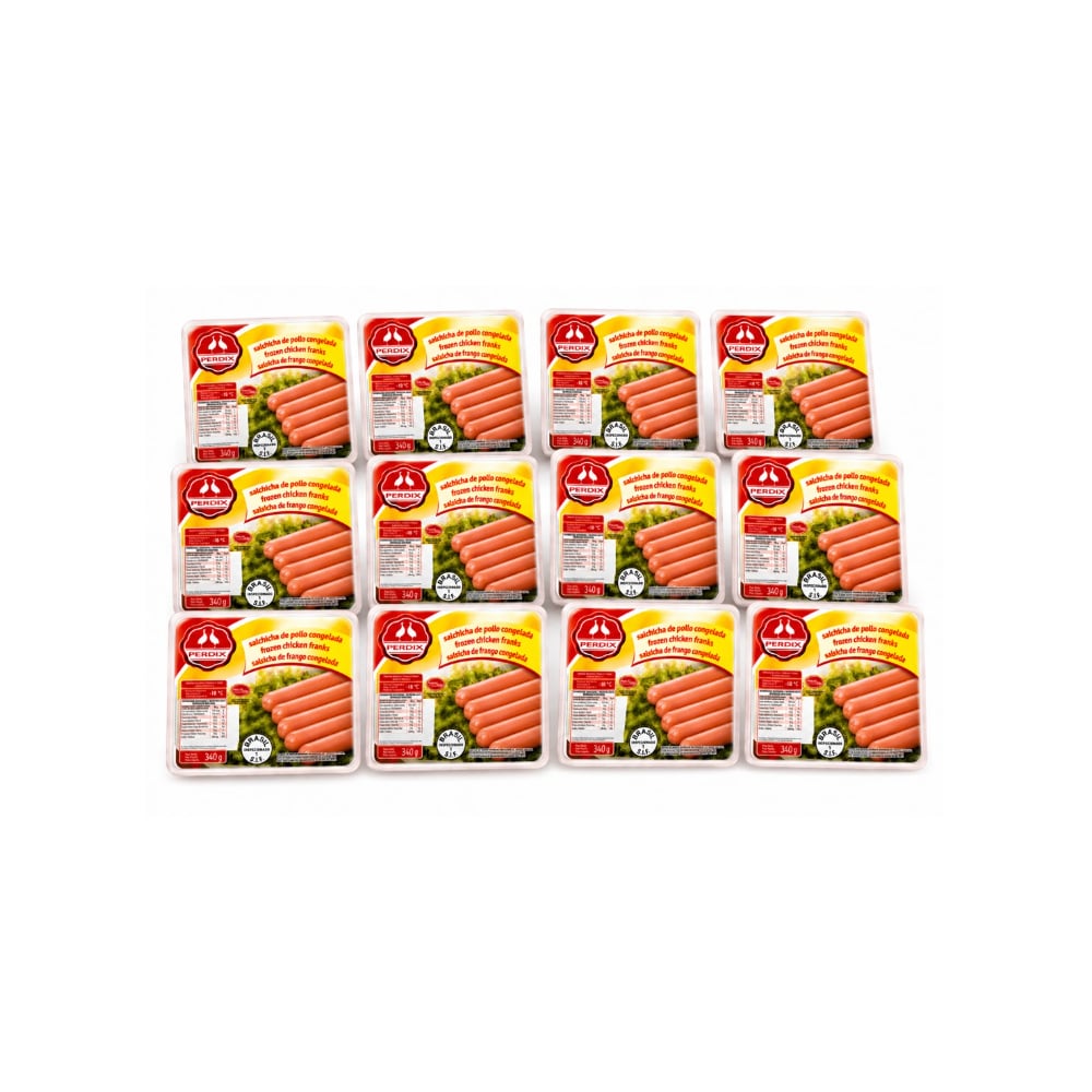 Salchichas de pollo Perdix ( 12 x 340 g / 12 oz) - Imagen 1