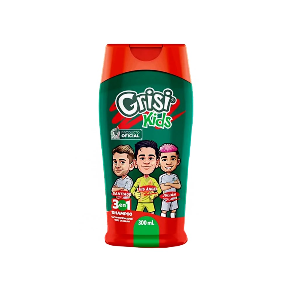Champú infantil 3 en 1 FIFA 2026 Grisi Kids (300 ml) - Imagen 1