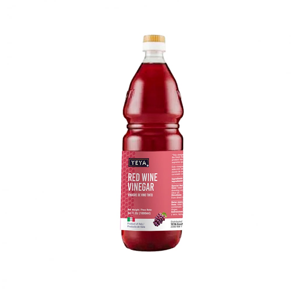 Vinagre de vino tinto YEYA (1000 ml / 34 fl. oz) - Imagen 1