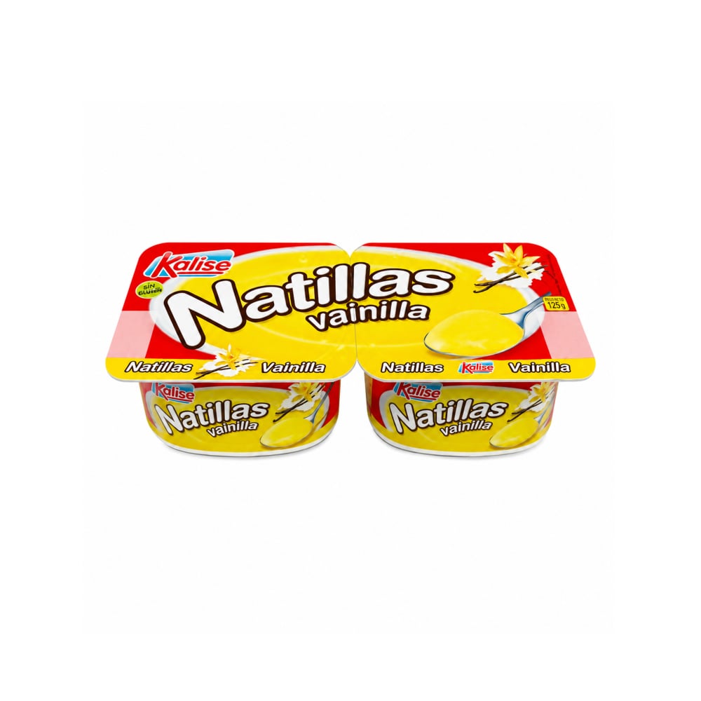 Natilla sabor vainilla Kalise (250 g / 8.8 oz) - Imagen 1