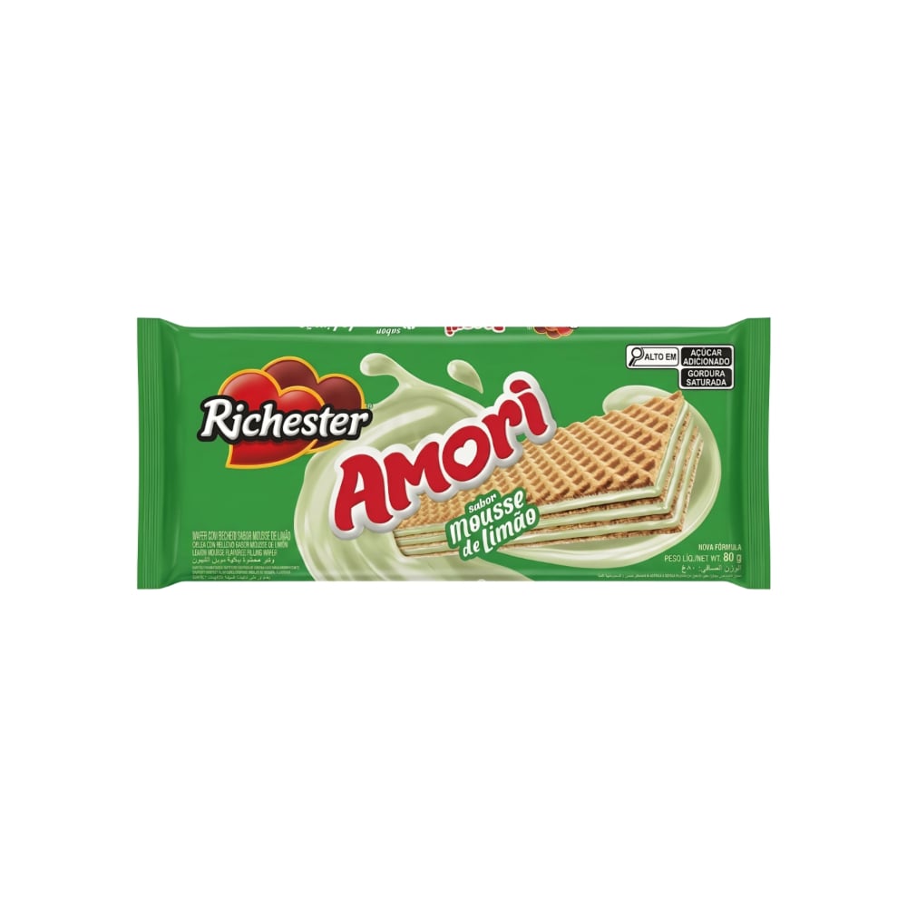 Sorbetos con relleno sabor limón Amori Richester (80 g / 2.82 oz) - Imagen 1