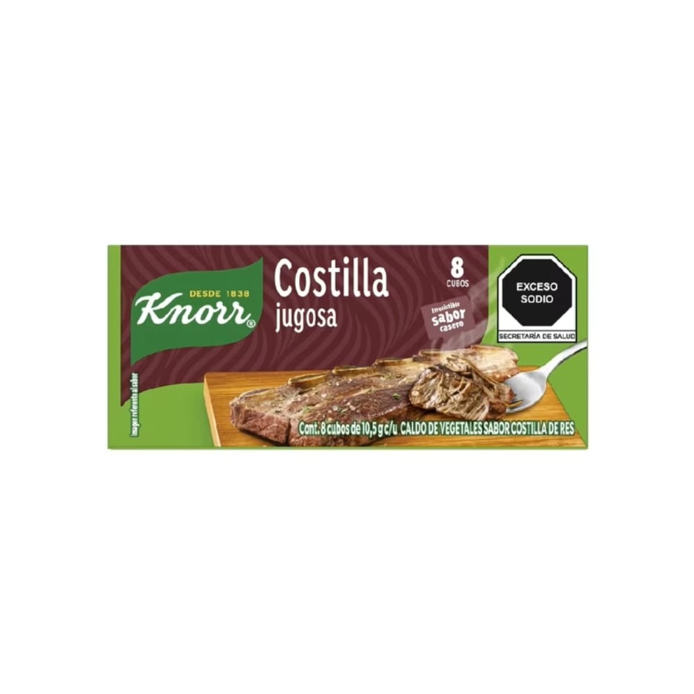 Caldo de vegetales sabor costilla de res Knorr (84 g / 2.9 oz) - Imagen 1