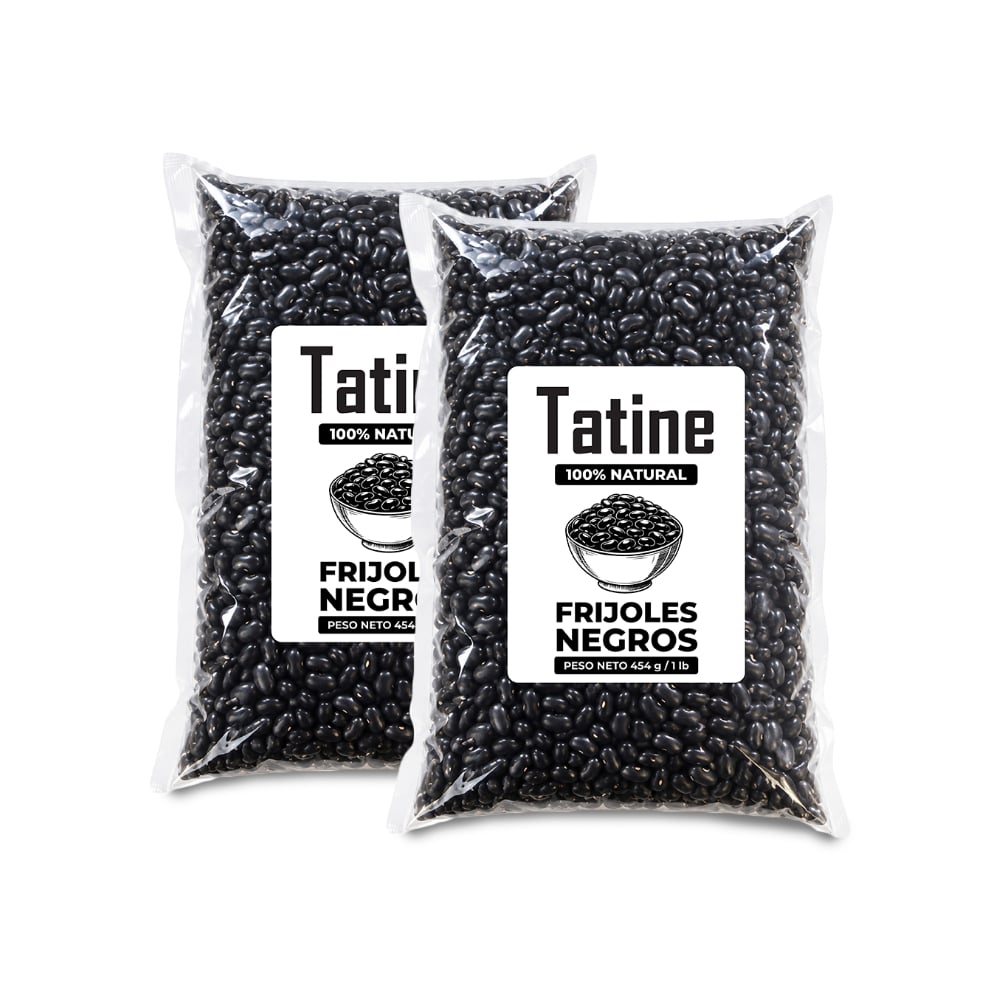 Frijoles negros Tatine (2 x 454 g / 1 lb) - Imagen 1