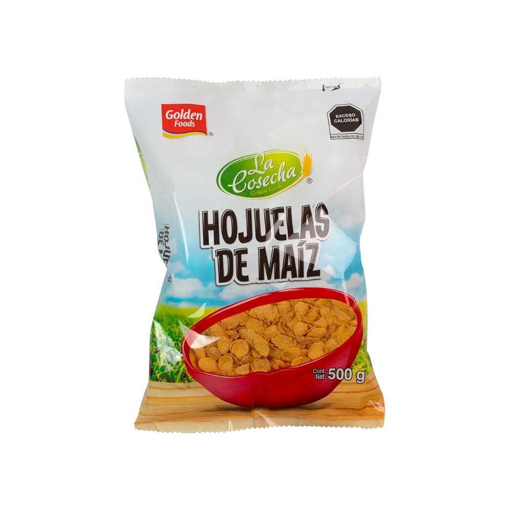 Cereal de hojuelas de maíz La Cosecha Golden Foods (500 g / 1.10 lb) - Imagen 1