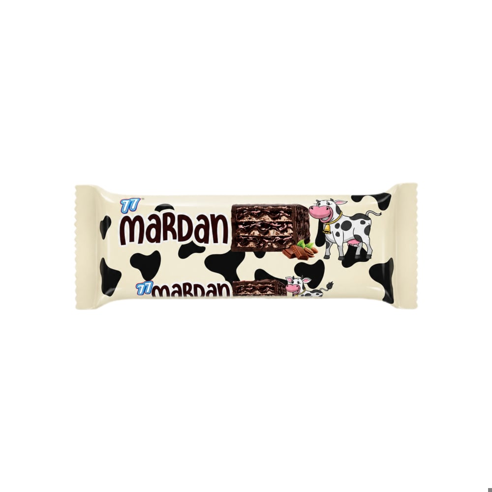 Oblea cubierta de chocolate con relleno de cacao y avellana Mardan (30 g / 1.06 oz) - Imagen 1