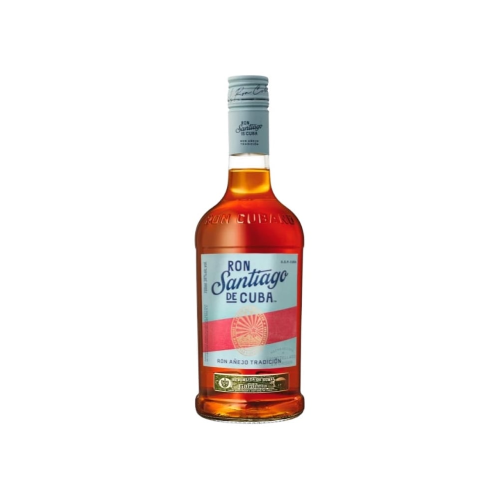 Ron añejo tradición 38 % vol Santiago de Cuba (700 ml) - Imagen 1