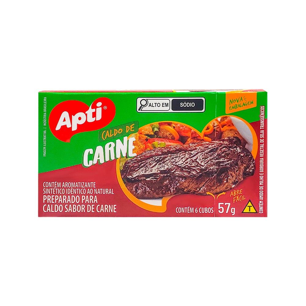Caldo sabor carne Apti (57 g / 2.01 oz) - Imagen 1