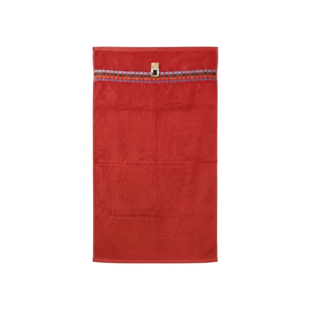 Toalla de baño de algodón rojo Gutza - Imagen 1