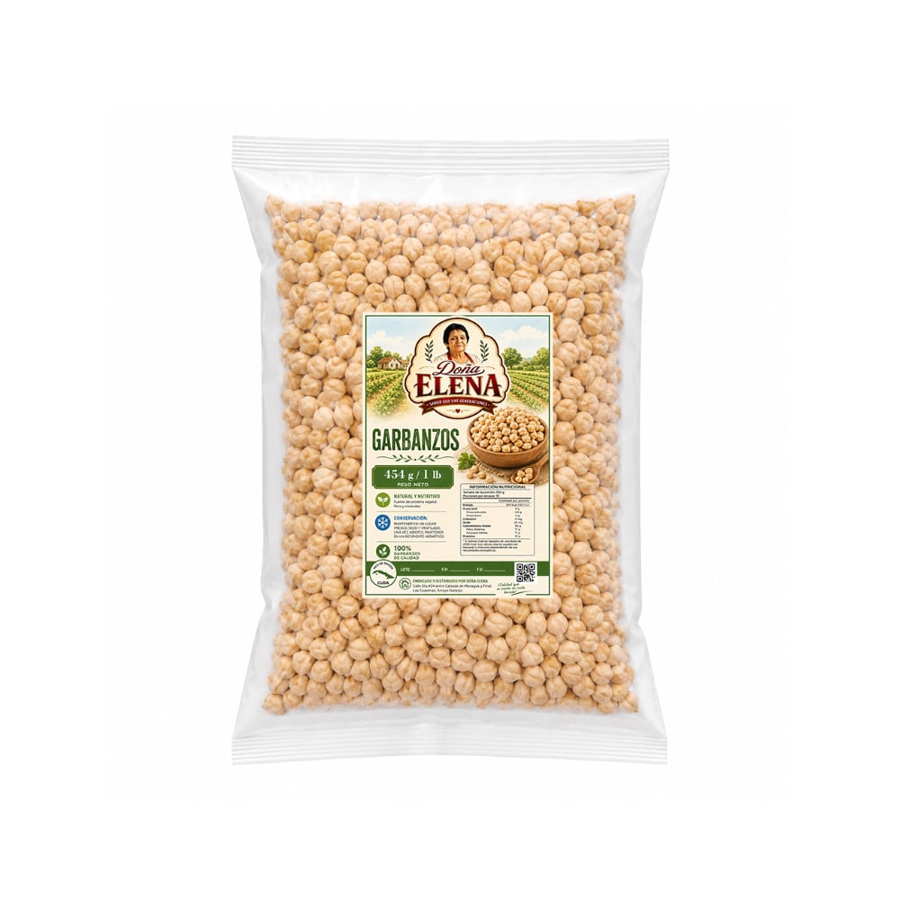 Garbanzos Doña Elena (454 g / 1 lb) - Imagen 1