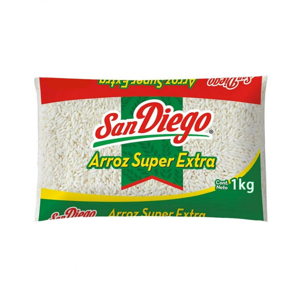 Arroz super extra San Diego (1 kg / 2.2 lb) - Imagen 1
