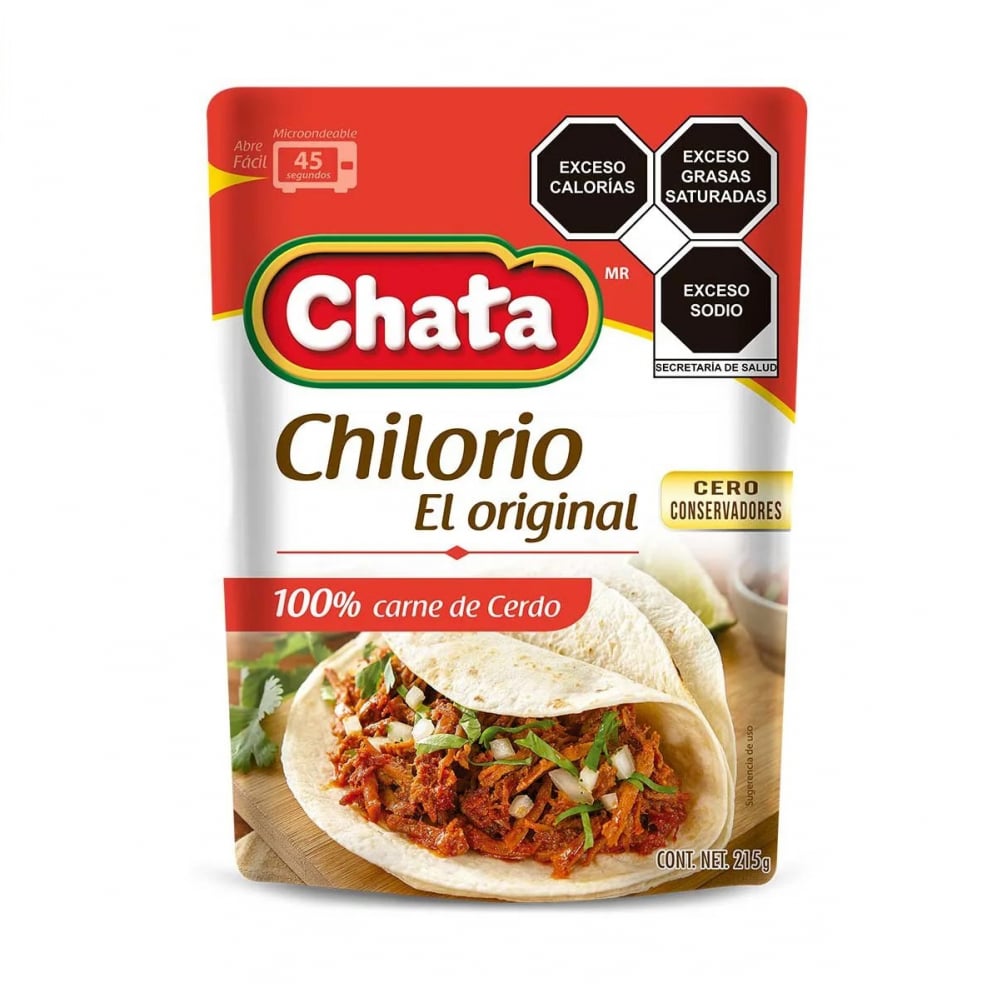 Chilorio de carne de puerco Chata (215 g / 7.58 oz) - Imagen 1