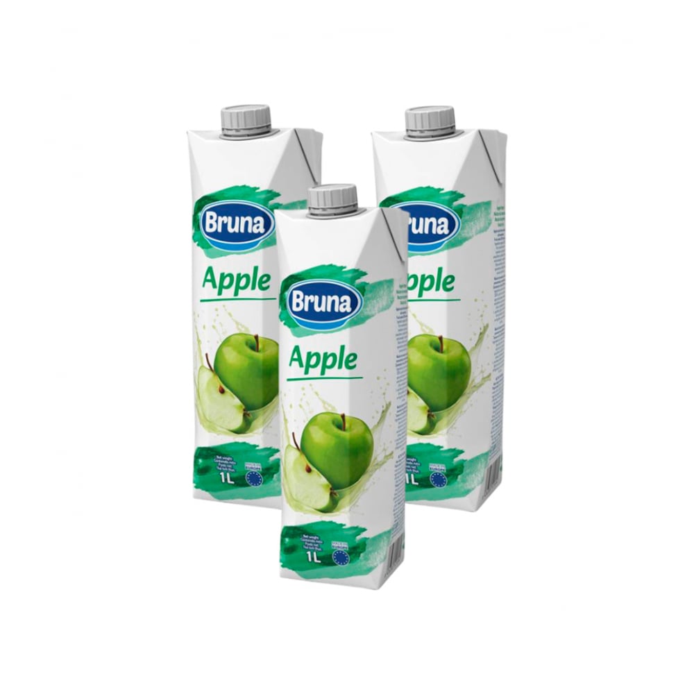 Jugo de manzana Bruna (3 x 1 L) - Imagen 1