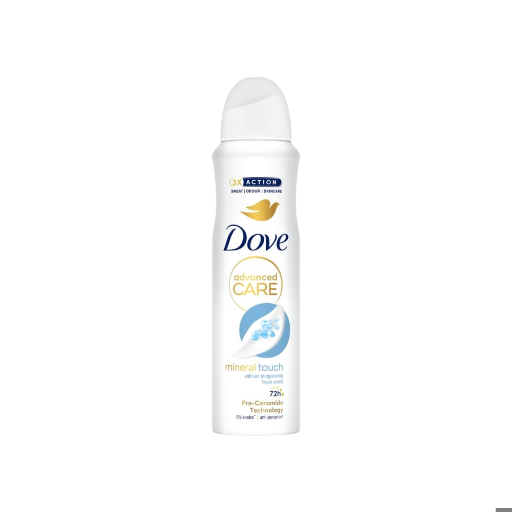 Desodorante antitranspirante en spray Advanced Care Mineral Touch Dove (150 ml) - Imagen 1