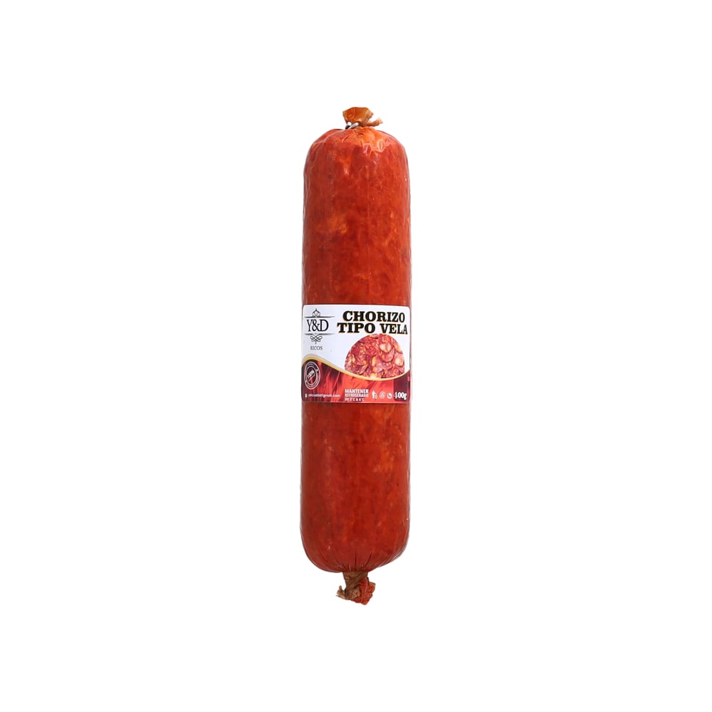 Chorizo tipo Vela Y&D (400 g / 14.11 oz) - Imagen 1