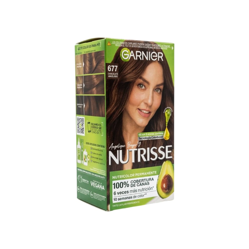 Tinte No.677 Chocolate Angélique Nutrisse Garnier - Imagen 1