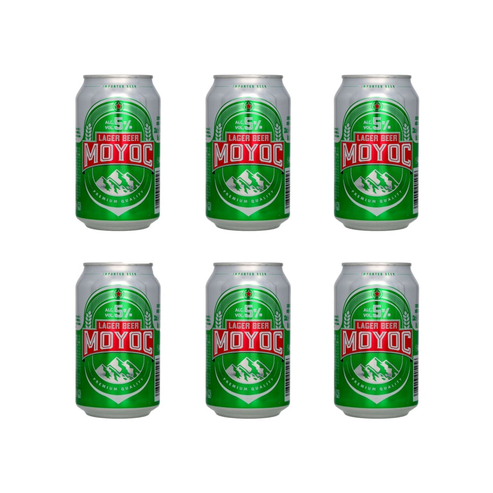 Cerveza lager Moyoc (6 x 330 ml) - Imagen 1