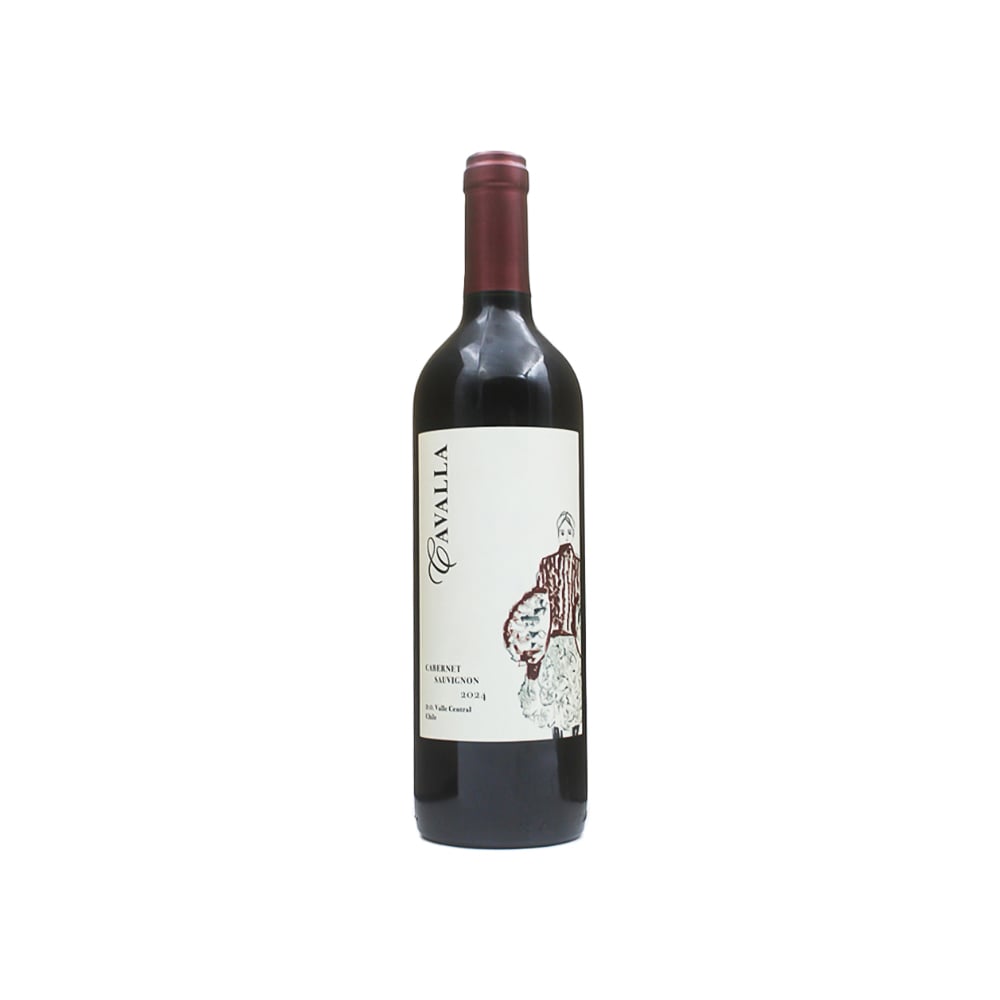 Vino Tinto Cabernet Sauvignon Cavalla (750 ml) - Imagen 1