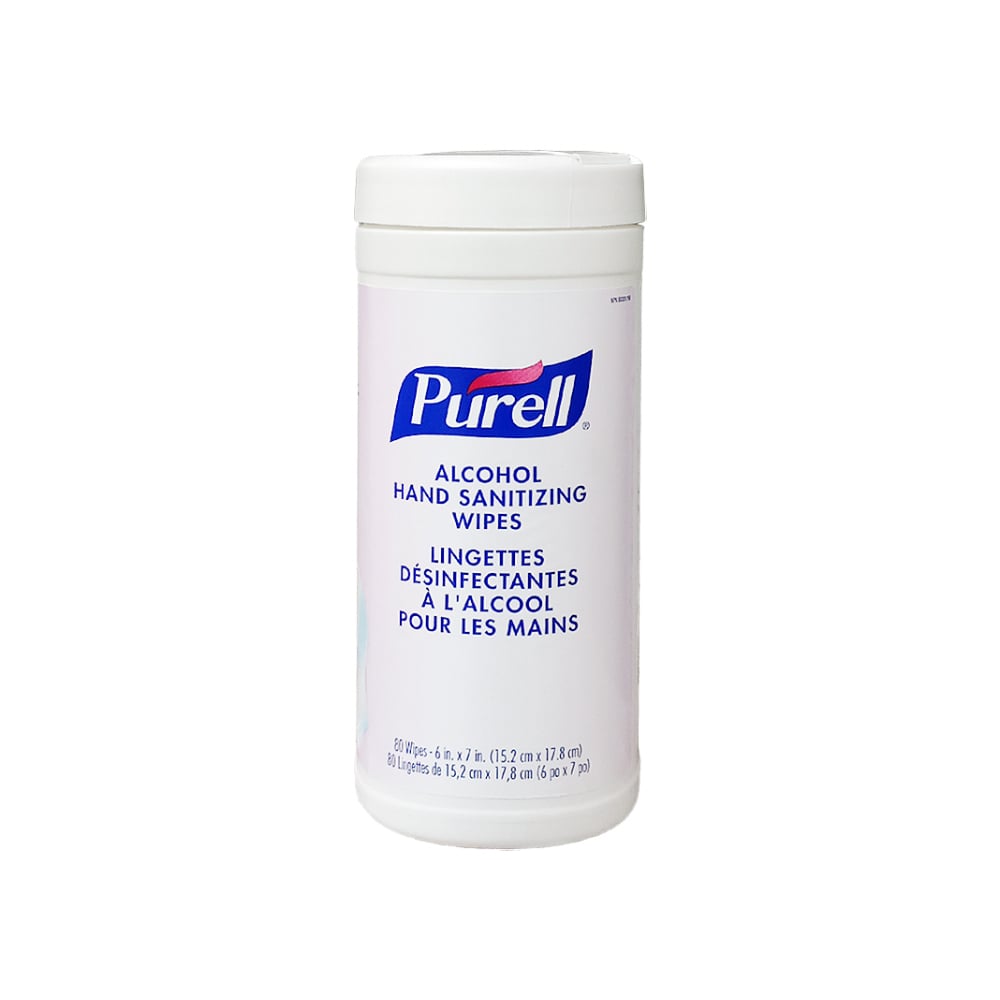 Toallitas desinfectantes de manos con alcohol Purell (80 U) - Imagen 1