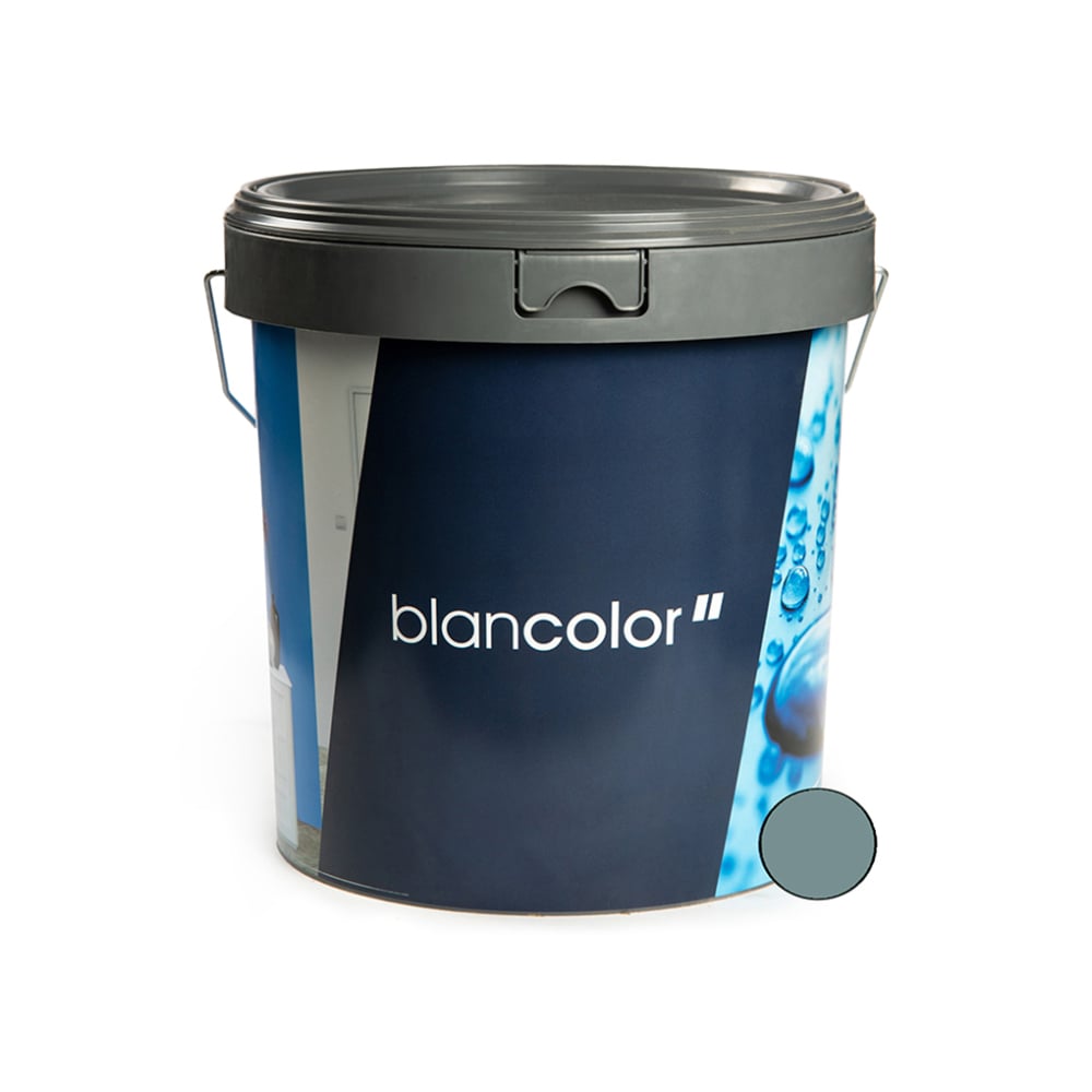 Pintura acrílica interior y exterior color gris azulado M - 444 Isaval - Blancolor (12 L) - Imagen 1