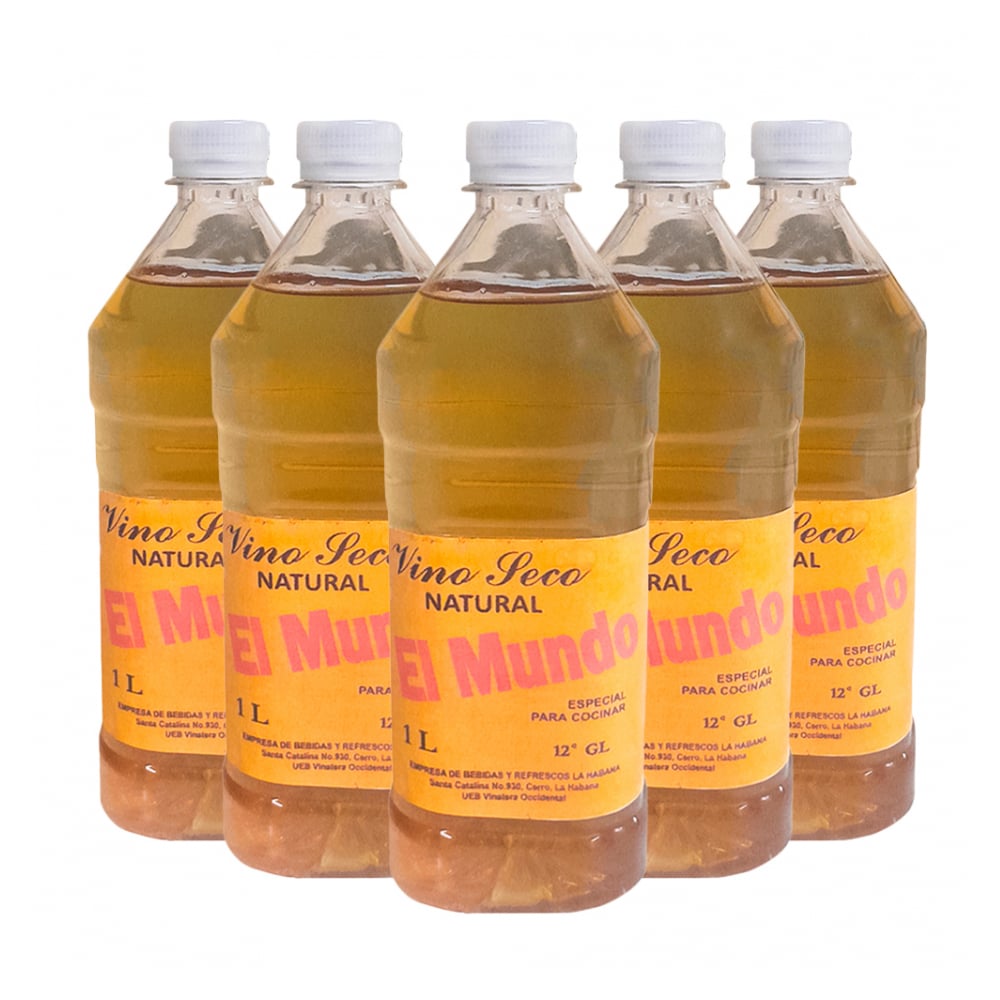 Vino seco natural El Mundo (5 x 1 L) - Imagen 1