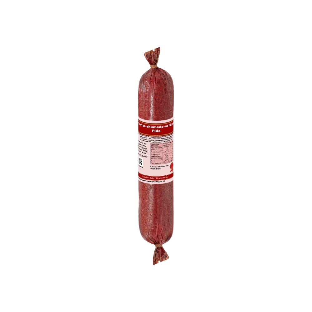 Chorizo ahumado en bicora Pida (2.27 kg / 5 lb) - Imagen 1
