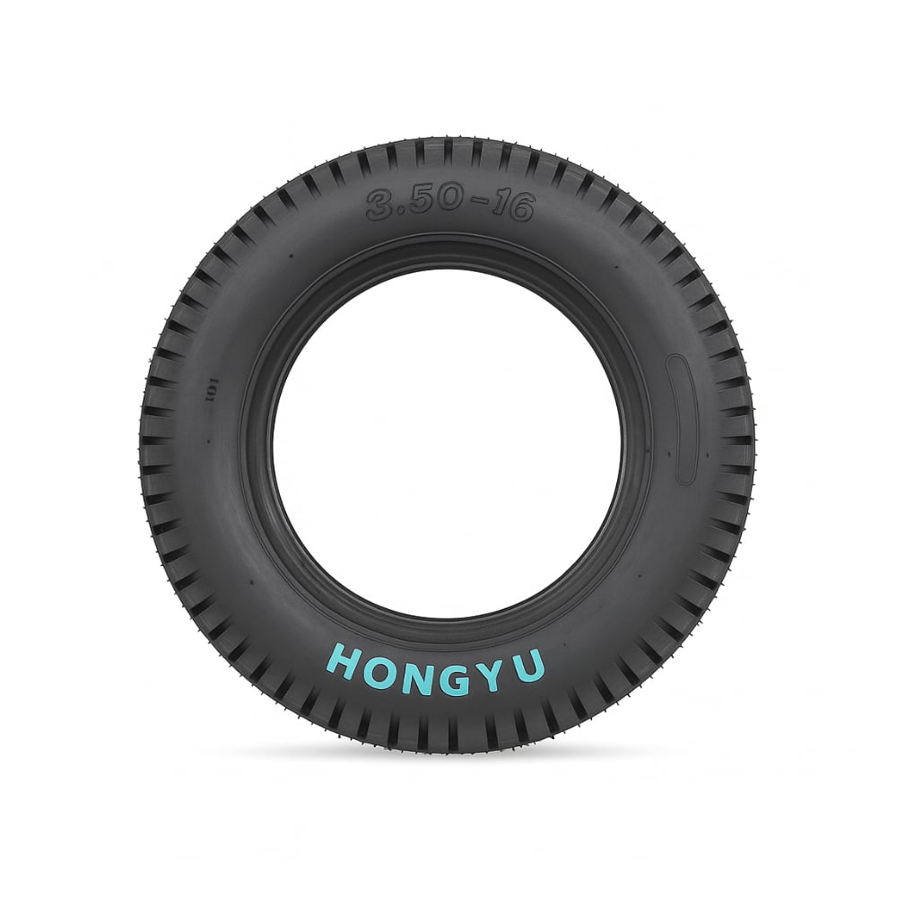 Neumático para motocicleta 3.50 - 16 Hongyu - Imagen 1