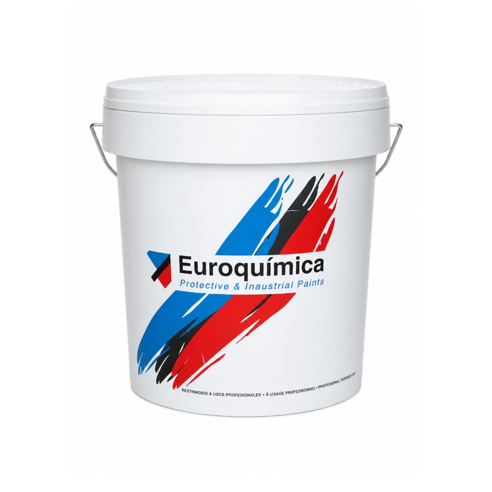 Pintura profesional color verde Euroquímica (4 L) - Imagen 1