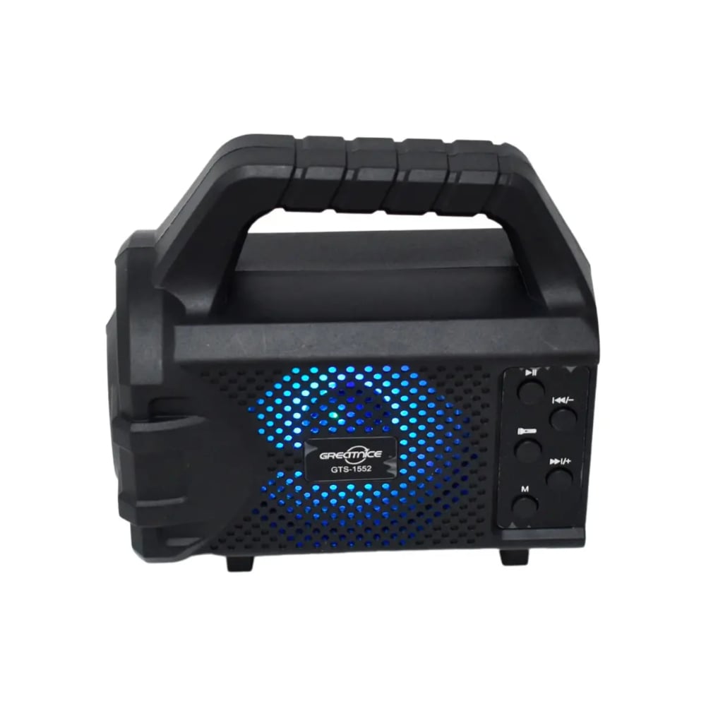 Bocina recargable con lámpara y panel solar Greatnice GTS-1552 - Imagen 1