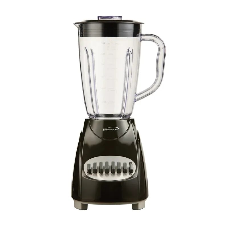 Licuadora Brentwood Negra – Vaso de Plástico - Imagen 1