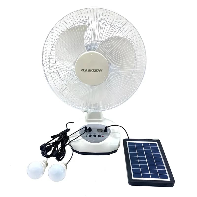 Ventilador de Mesa GANGSHI Recargable – Portátil y Silencioso